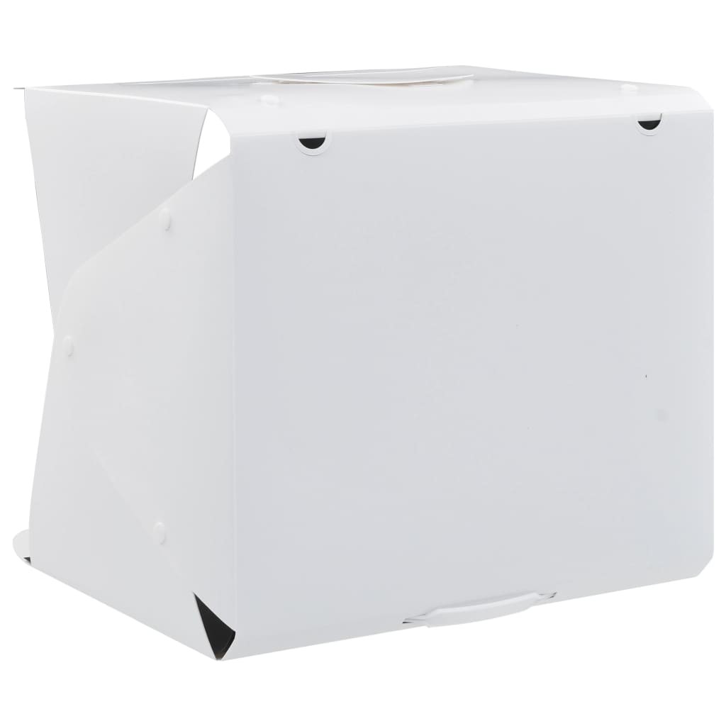 Folding LED Photo Studio Light Box 40x34x37 cm Plastic White